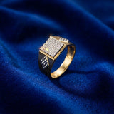 Men's Diamond Regal Signet Ring