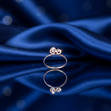 Diamond Infinity Bloom Ring