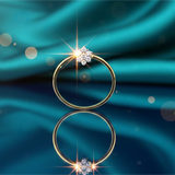 Diamond Petal Solitaire Ring