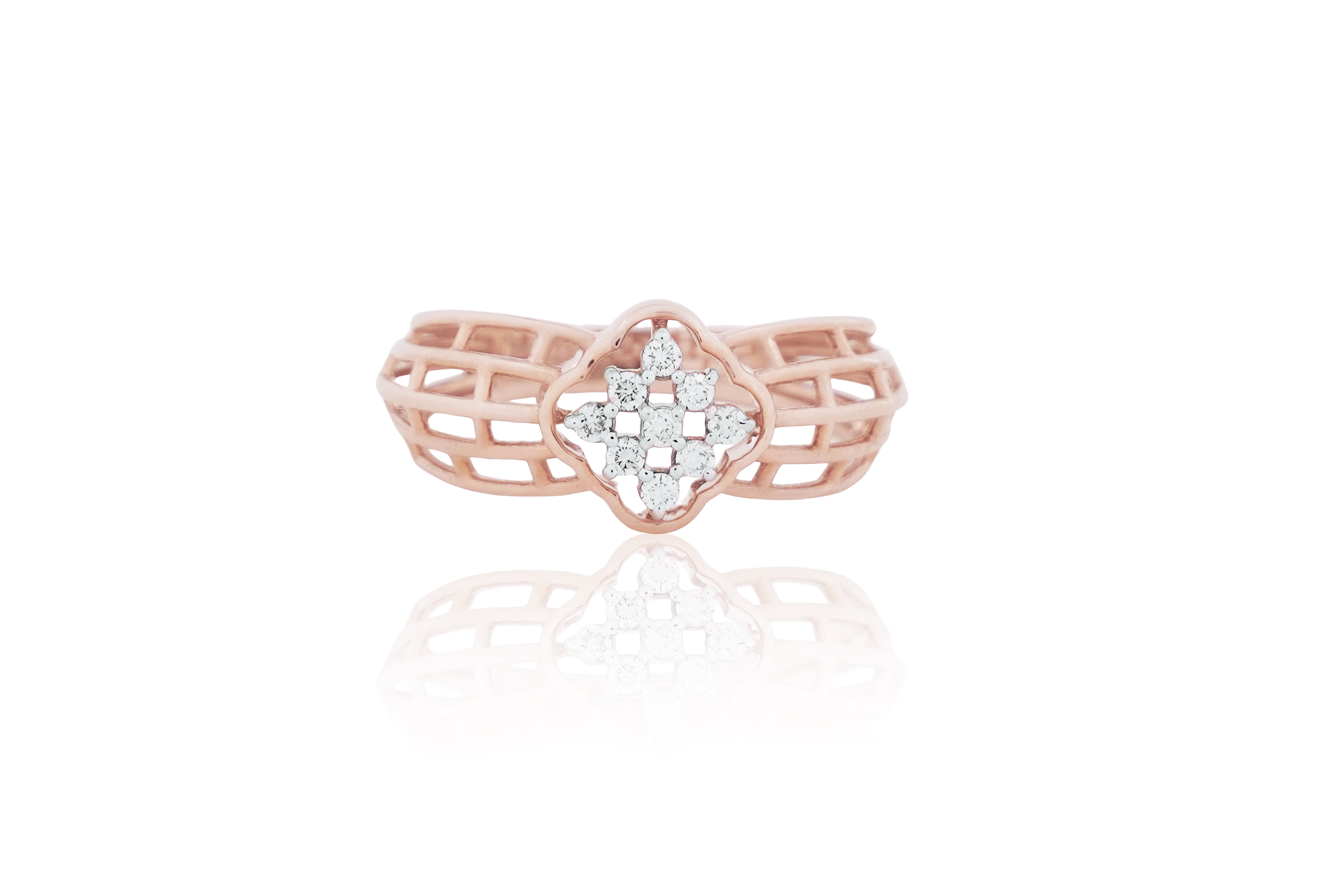 Diamond Lattice Pavilion Ring