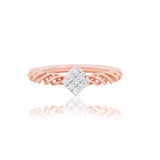 Diamond Twisted Vine Solitaire