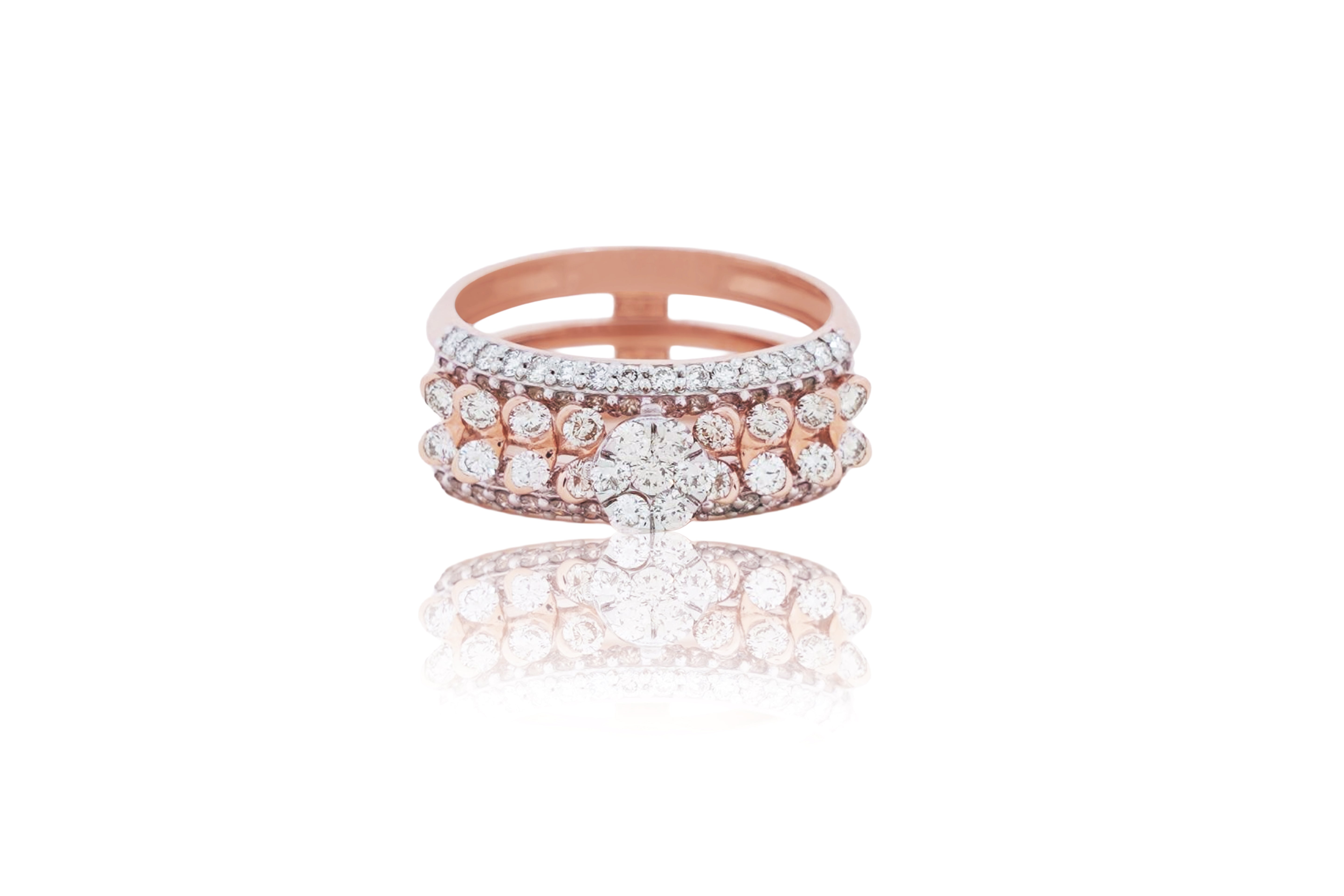 Diamond Infinity Blossom Stack