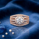 Diamond Infinity Blossom Stack