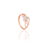 Diamond Eternal Knot Solitaire Ring