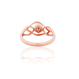 Diamond Eternal Knot Solitaire Ring