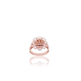 Diamond Filigree Mandala Ring