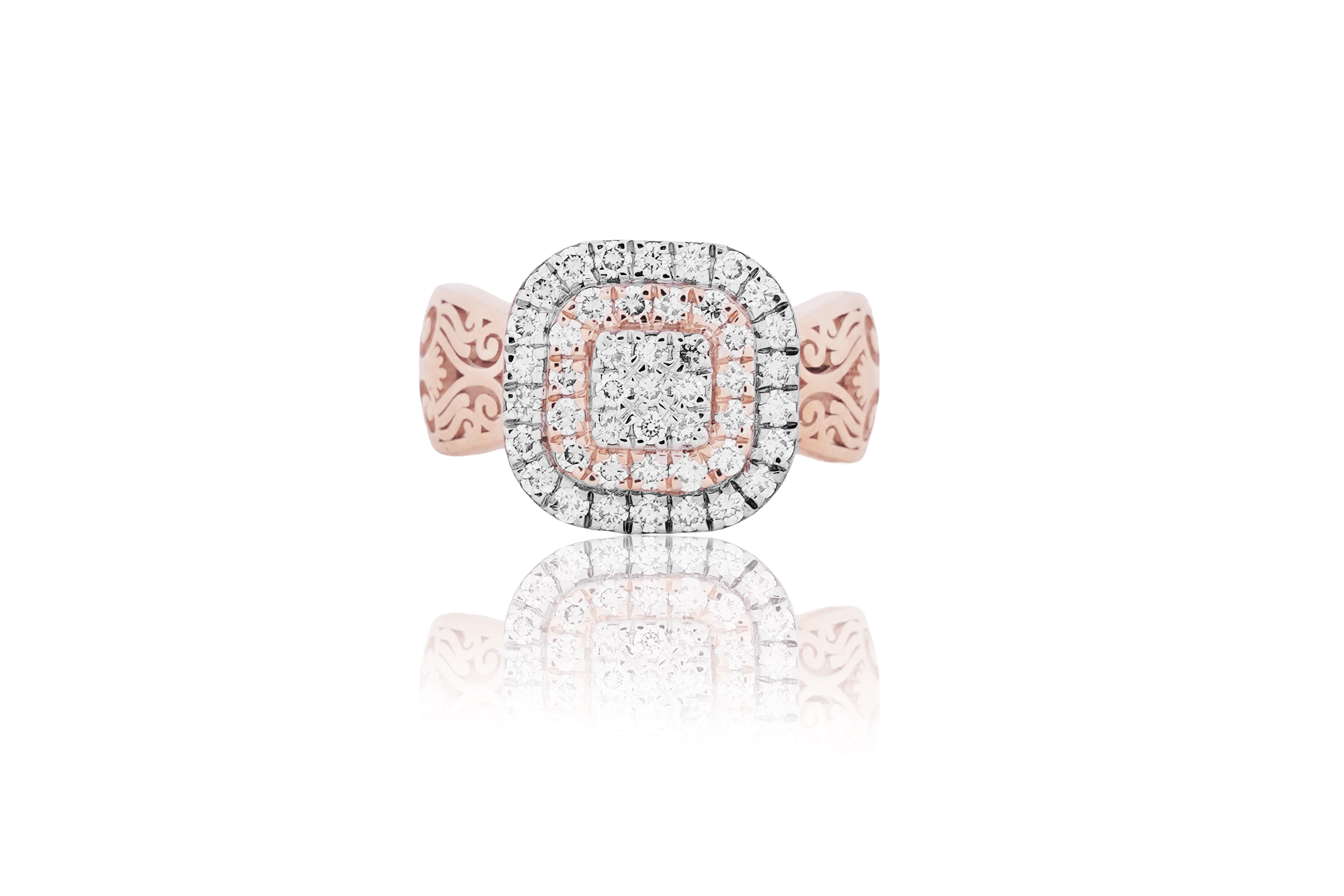 Diamond Imperial Cushion Halo