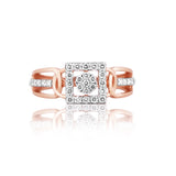 Diamond Infinite Frame Solitaire