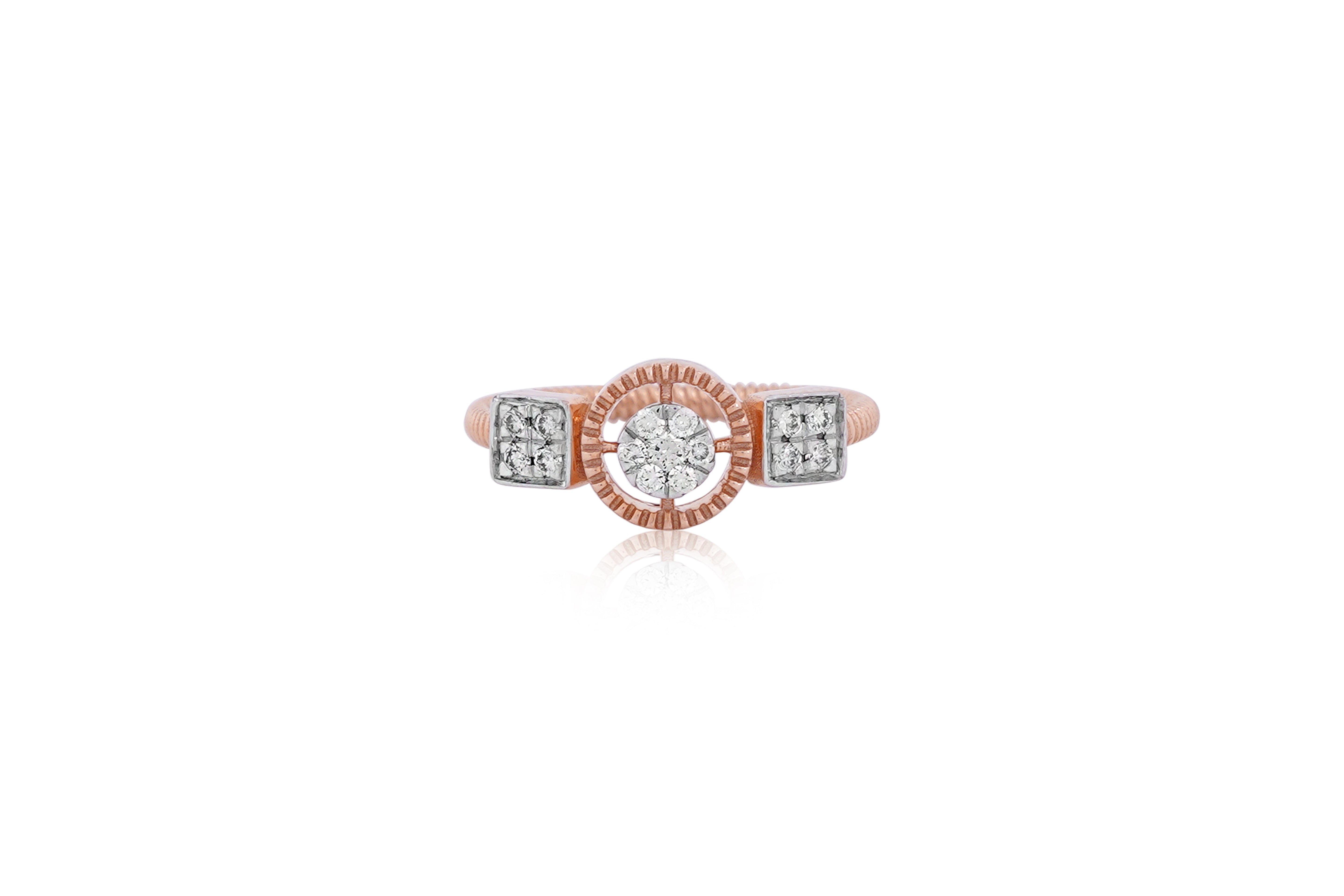 Diamond Heirloom Milgrain Trinity