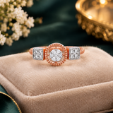 Diamond Heirloom Milgrain Trinity