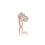 Diamond Infinite Orbit Ring