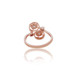 Diamond Infinite Orbit Ring