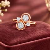 Diamond Infinite Orbit Ring