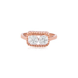 Filigree Doublet Diamond Ring