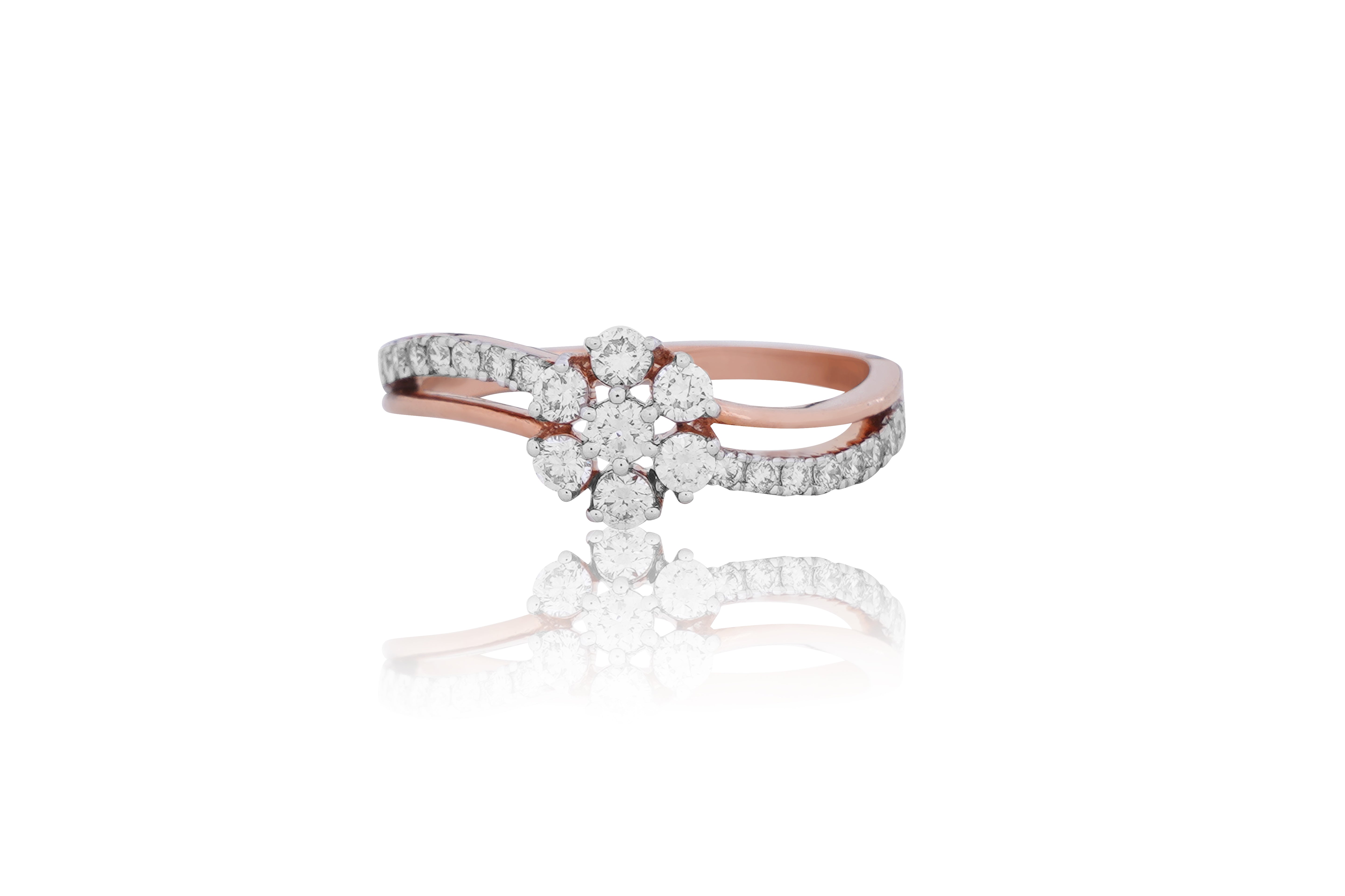 Diamond Petal Solace Ring