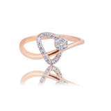 Diamond Pure Triangle Solitaire Ring