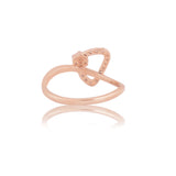 Diamond Pure Triangle Solitaire Ring