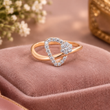 Diamond Pure Triangle Solitaire Ring