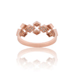 Diamond Rhombus Eternity Band