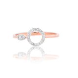 Halo Orbit Diamond Ring