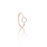 Halo Orbit Diamond Ring