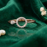 Halo Orbit Diamond Ring