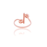 Diamond Linear Harmony Ring