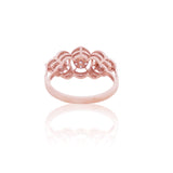 Diamond Petal Trio Ring