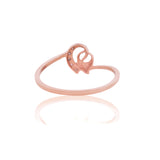 Diamond Drift Solitaire Ring