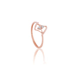 Prism Peak Diamond Ring