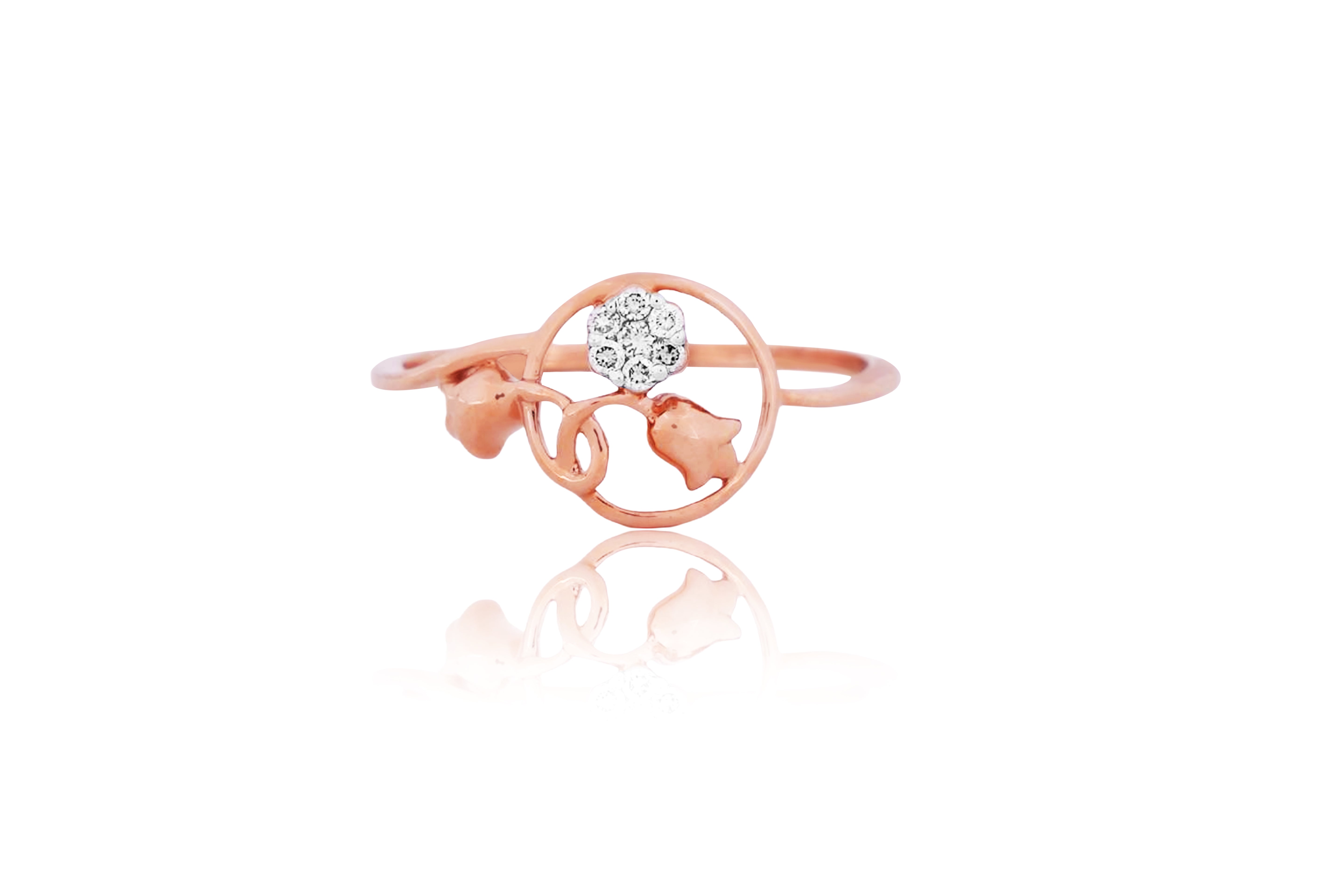 Ethereal Orbit Diamond Ring