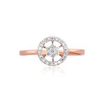 Astral Diamond Bloom Solitaire Ring