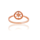 Astral Diamond Bloom Solitaire Ring