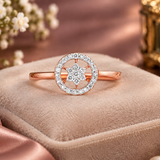 Astral Diamond Bloom Solitaire Ring