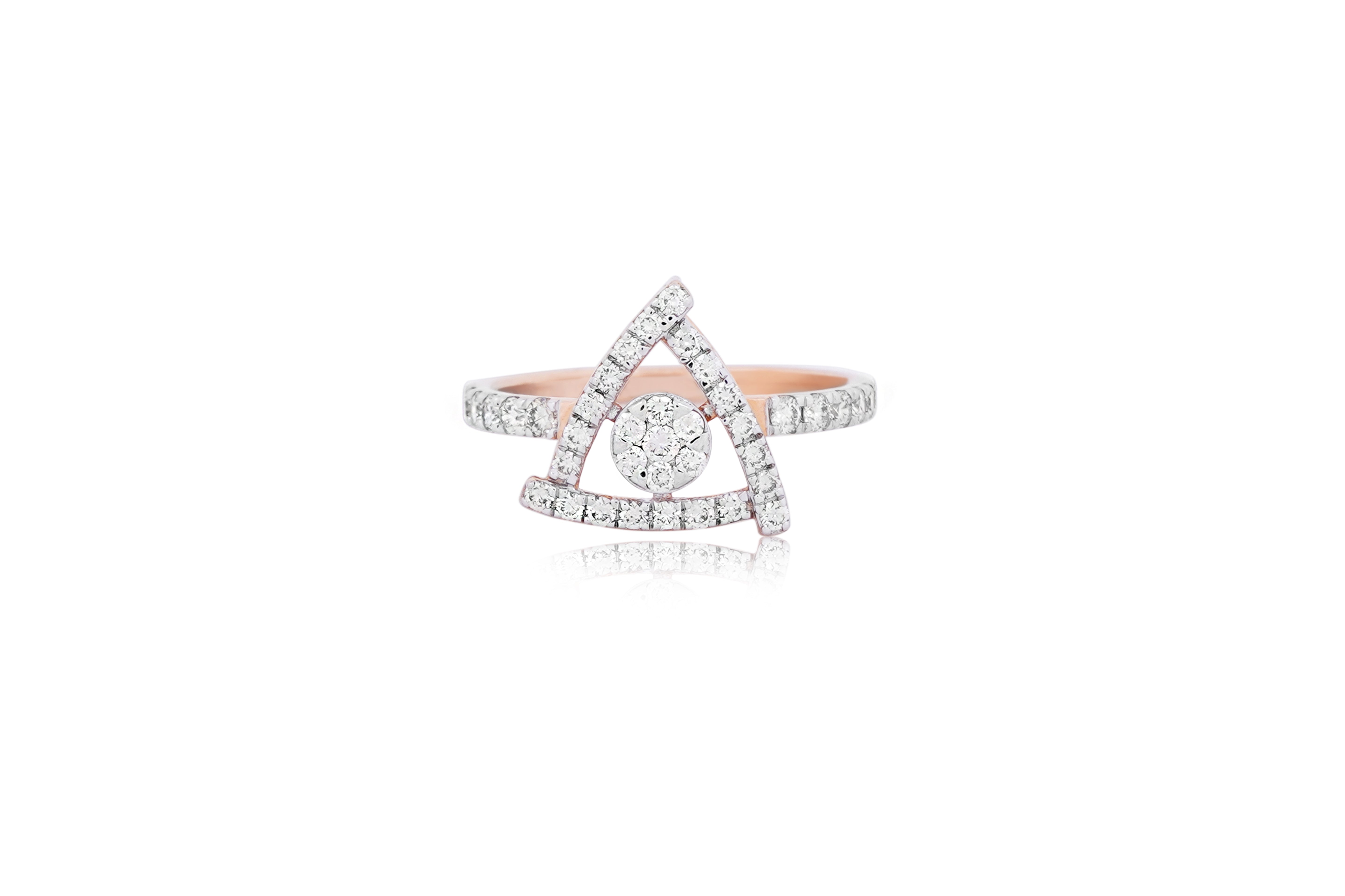 Diamond Apex Trinity Ring