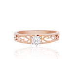 Diamond Filigree Crown Ring