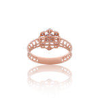 Diamond Celestial Petal Ring