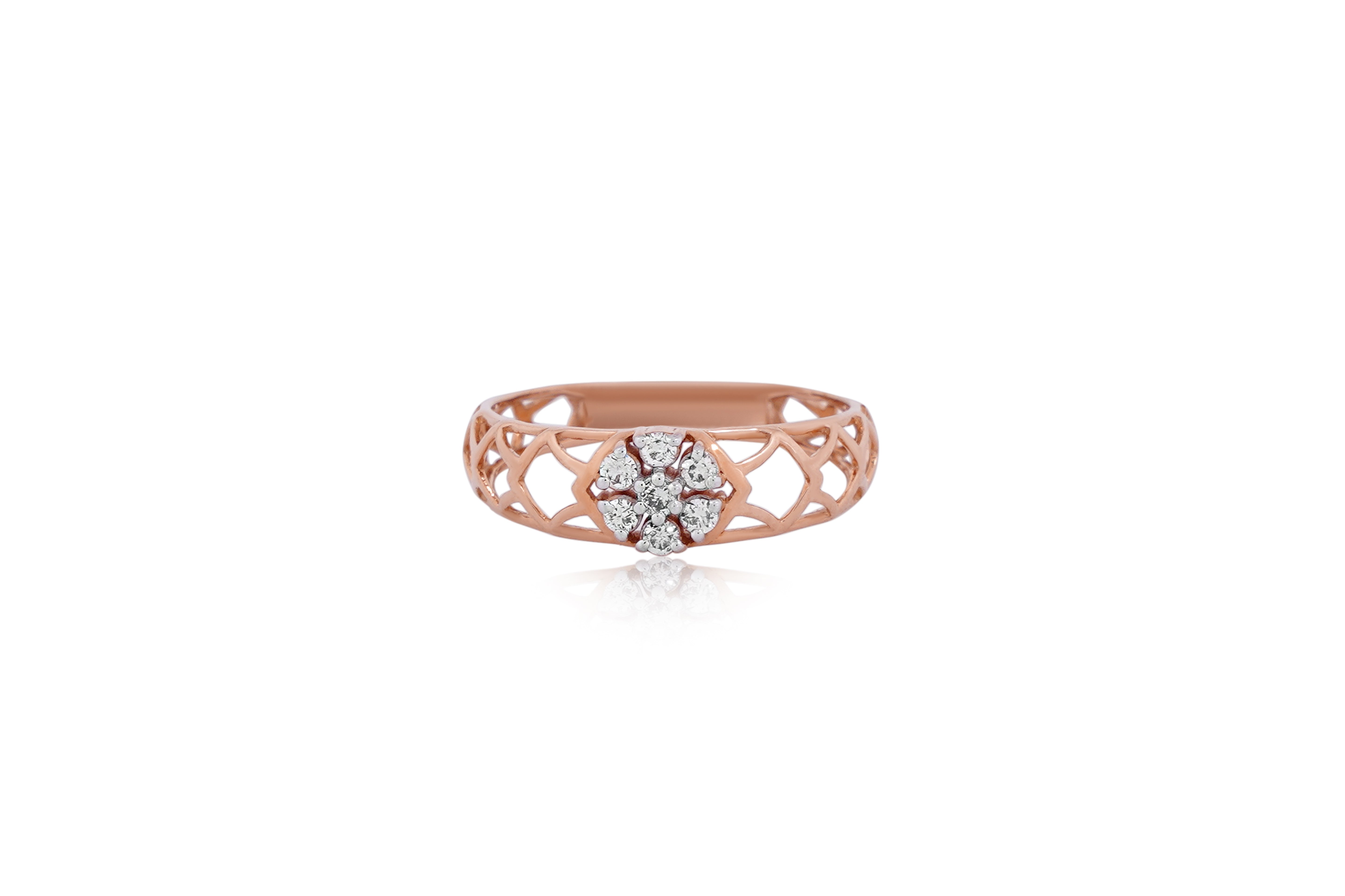 Diamond Filigree Bloom Ring