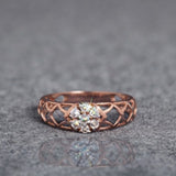 Diamond Filigree Bloom Ring