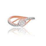 Diamond Serenity Swirl Ring