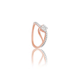 Diamond Serenity Swirl Ring