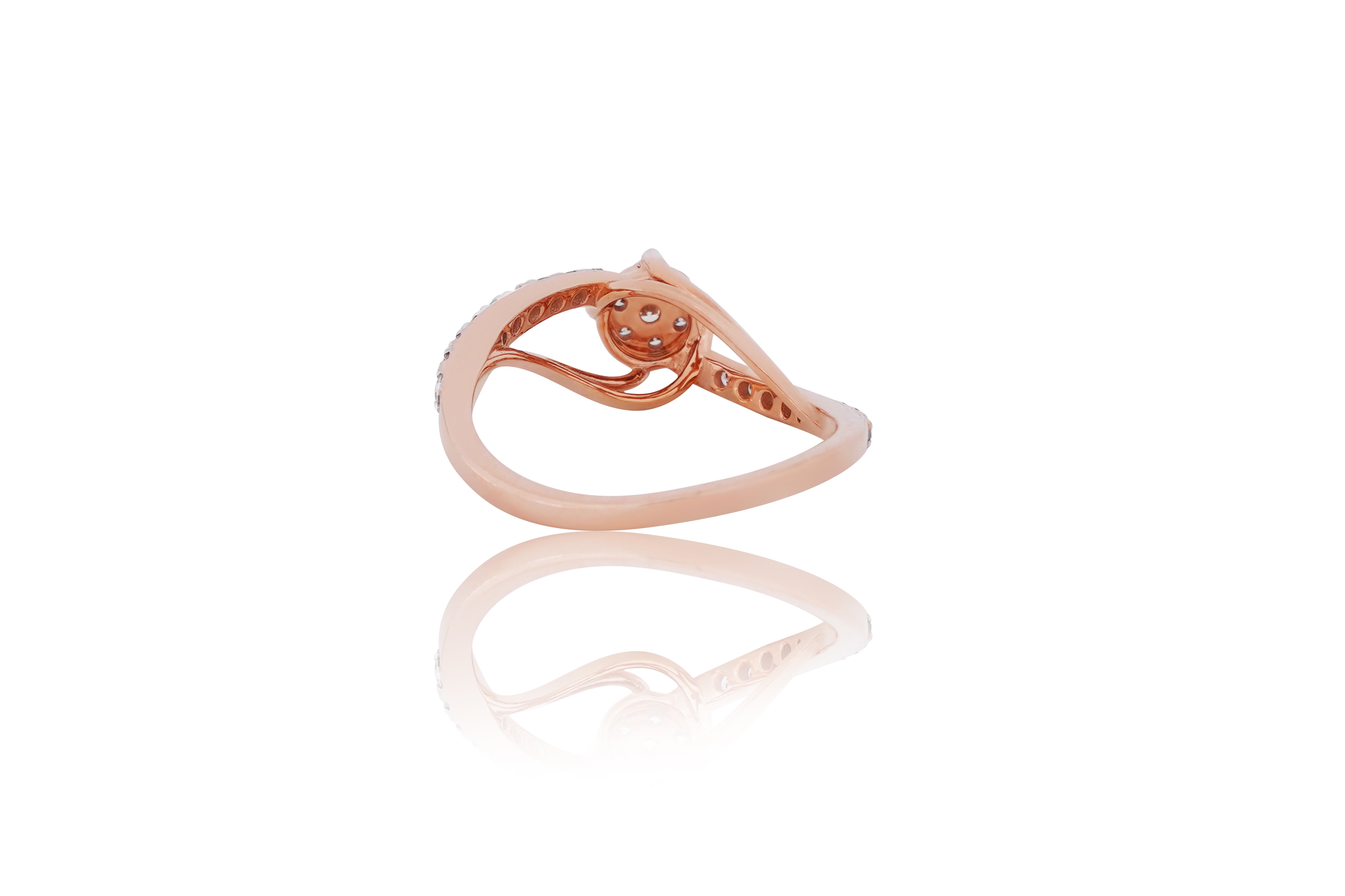 Diamond Serenity Swirl Ring