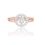 Diamond Celestial Orbit Halo Ring
