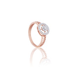 Diamond Celestial Orbit Halo Ring