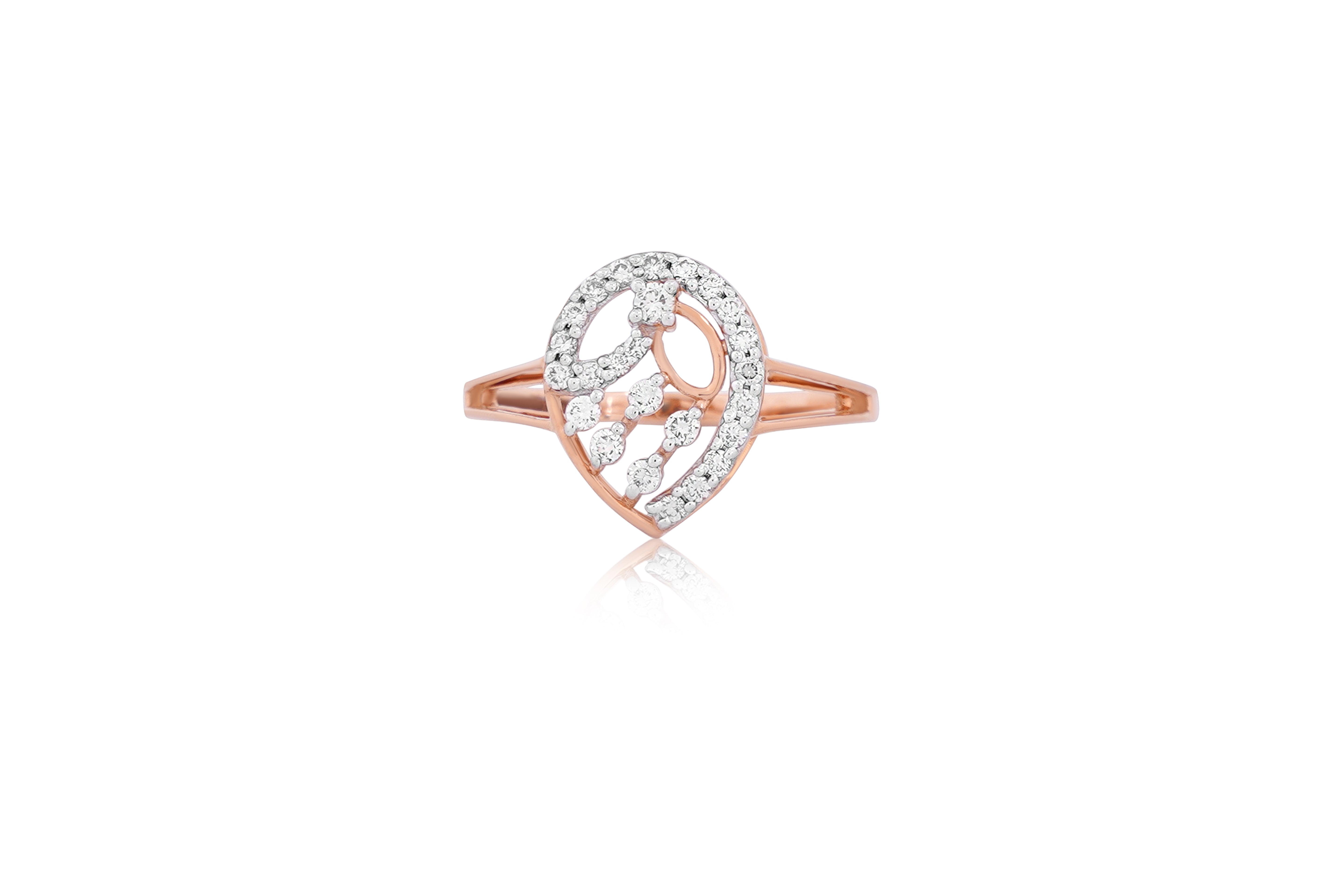 Diamond Celestial Dewdrop Ring