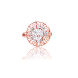 Diamond Hellenic Halo Ring
