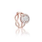 Diamond Imperial Sunburst Ring