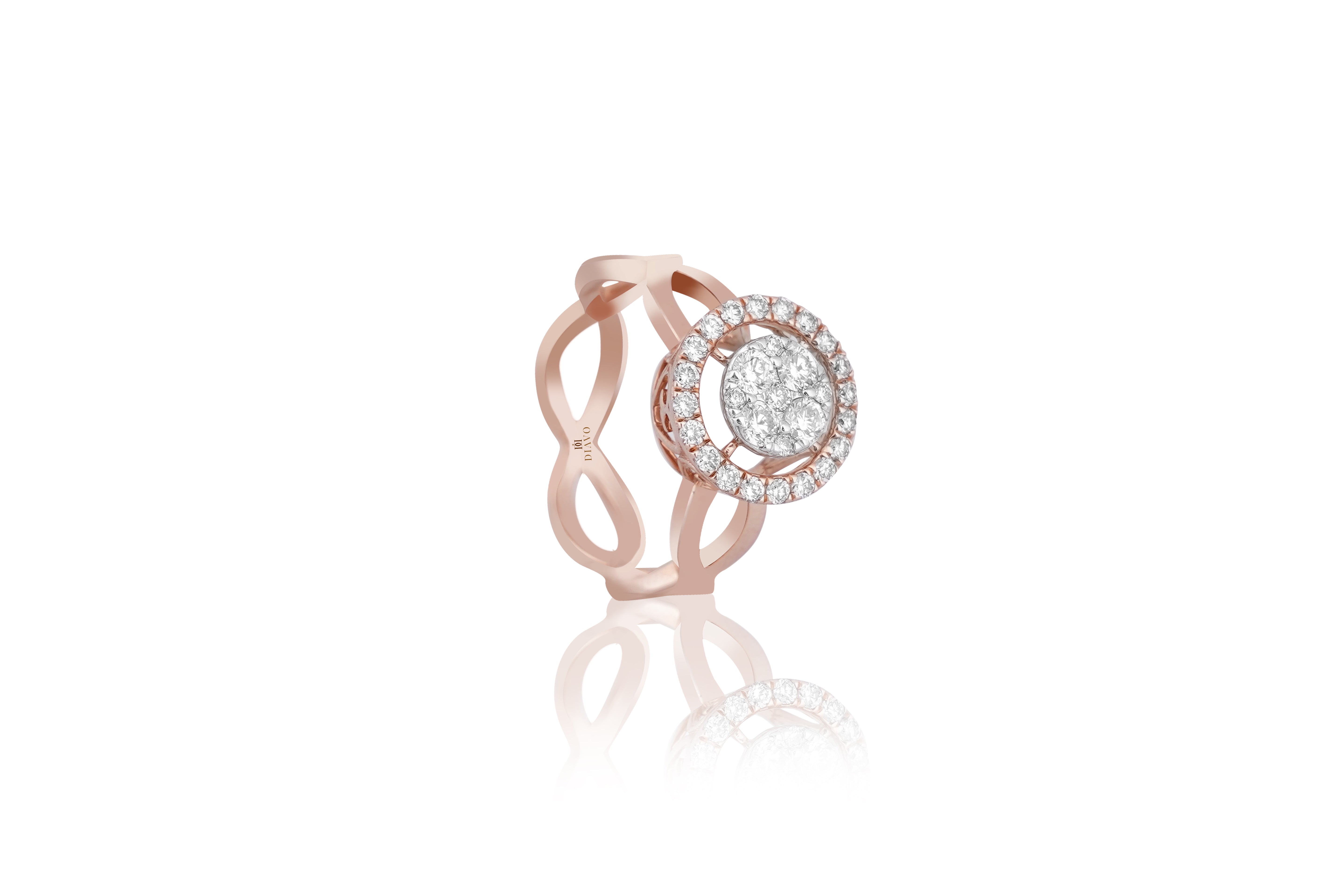 Diamond Imperial Sunburst Ring