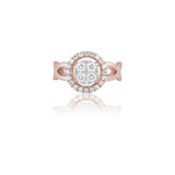 Diamond Imperial Sunburst Ring