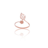 Golden Honey Drop Diamond Ring
